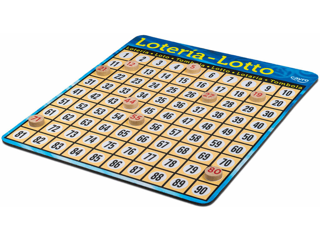 Boîte en métal pour loterie Bingo