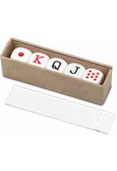 Paquet de 5 dés de poker 16 mm