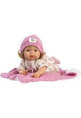 Poupe bb Lala Llorona de 38 cm avec petite couverture