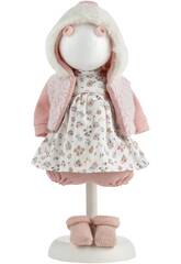 Robe de poupée 38 cm avec veste à capuche