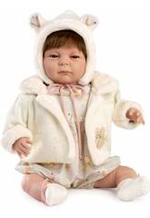 Boneca Bebé Recém-Nascida de 42 cm com Casaco