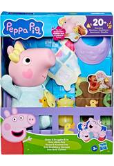 Peppa Pig Evie Grognements et clins de 20 cm avec sons