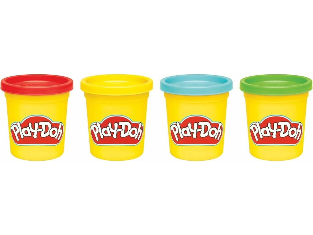 Play-doh Pack 4 pots de pâte à modeler