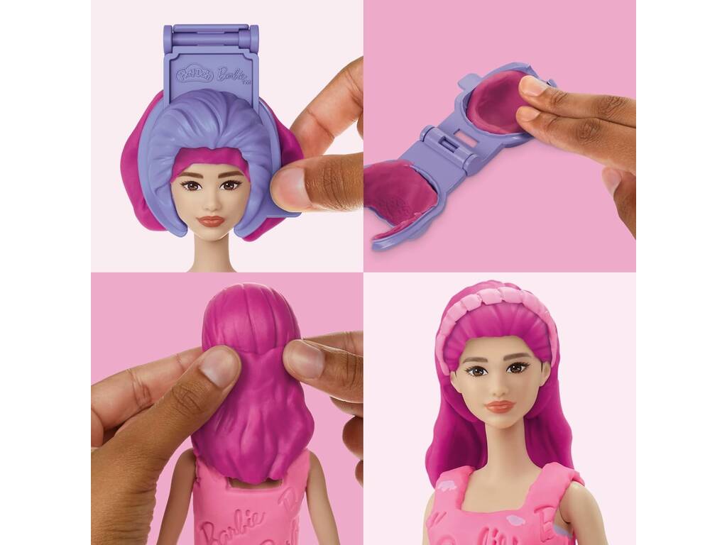 Playdoh Barbie Coeurs et Cheveux