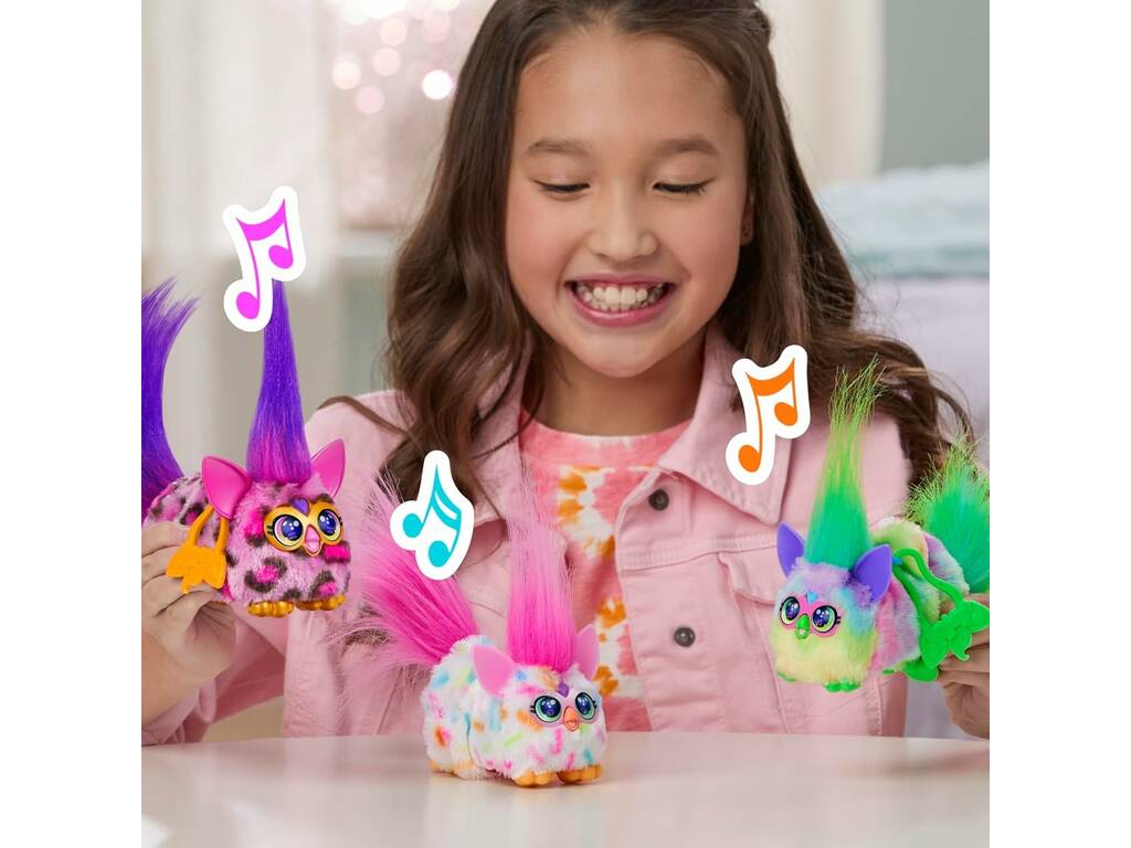 Furby Furblets DJ Peluche Kitt-Ee-Luv avec sons