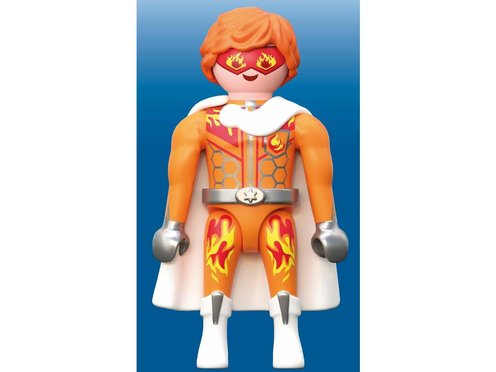 Playmobil Héroe Batalla Contra el Lagarto Gigante