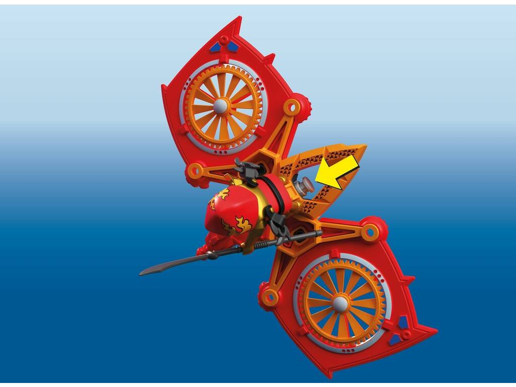 Playmobil Herói com Drone Contra Ninja Malvado