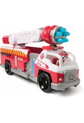 Patrulha Canina Fire Rescue Marshall com Camião de Bombeiros com Luzes e Sons