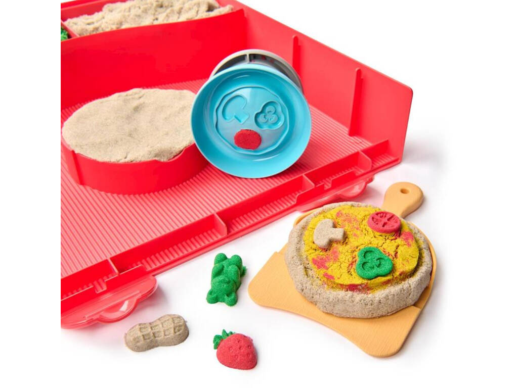 Kit Kinetic Sand Écrase la pizza