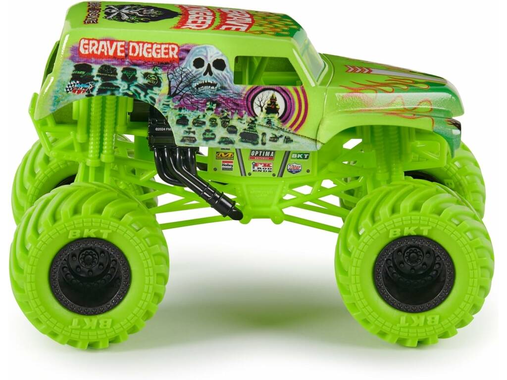 Monster Jam Véhicule Metal Grave Digger 1:24