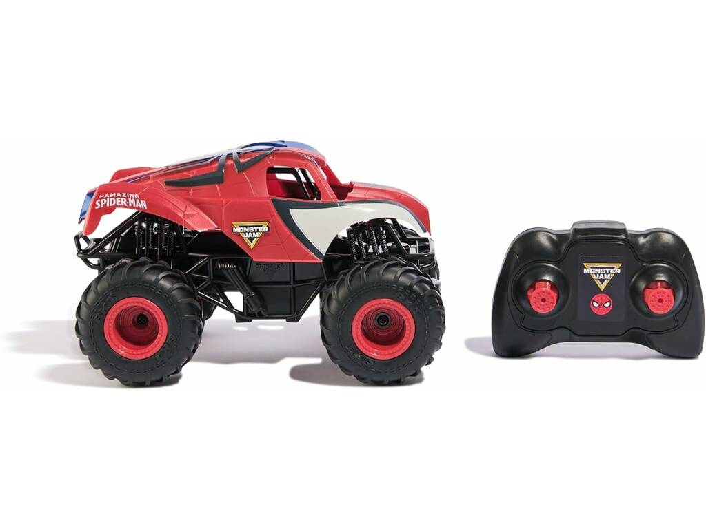 Véhicule radiocommandé Monster Jam The Amazing Spiderman 1:24
