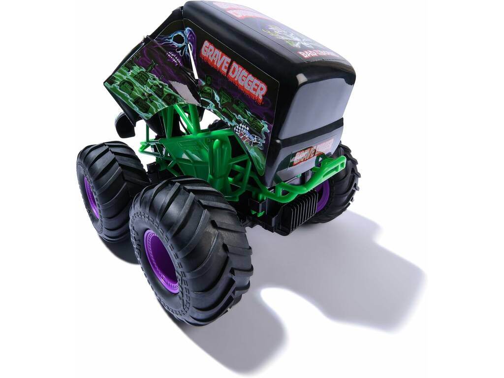 Véhicule fossoyeur télécommandé Monster Jam Smash & Bash