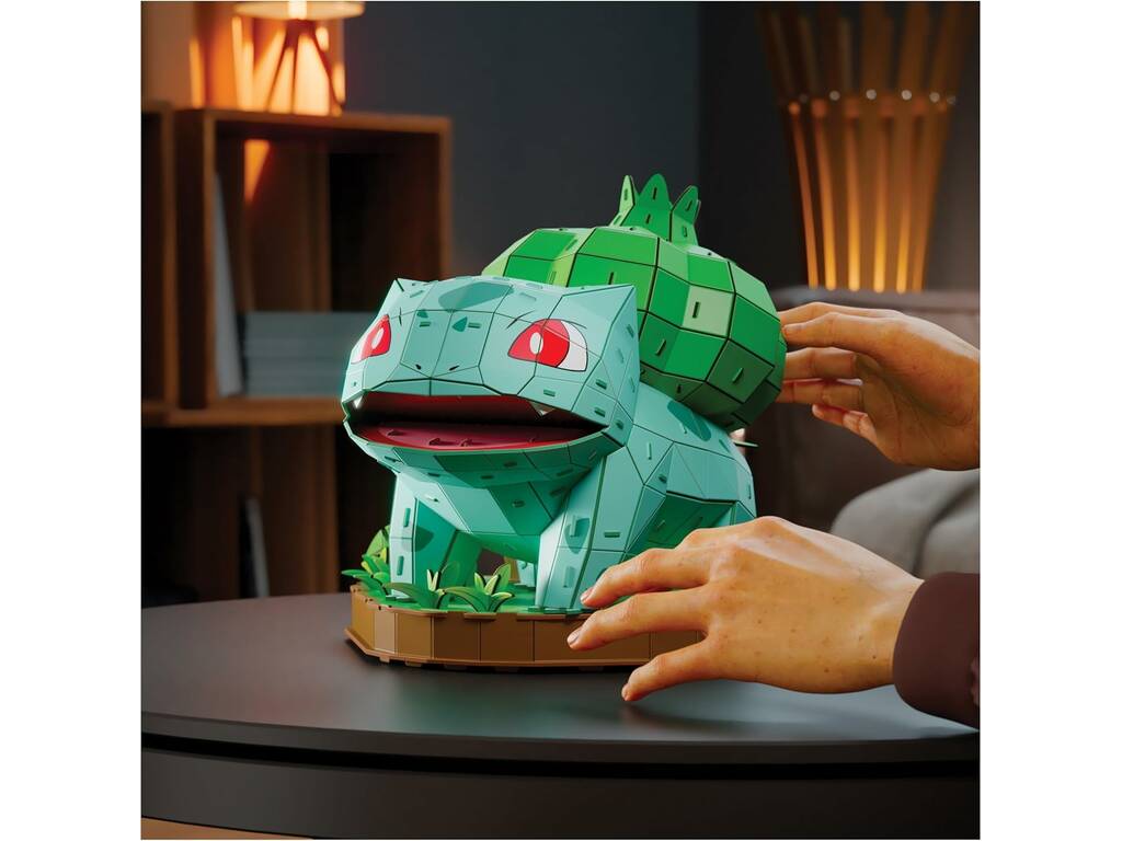 Puzzle 4D Build Pokémon Figura Bulbasaur de 195 Piezas