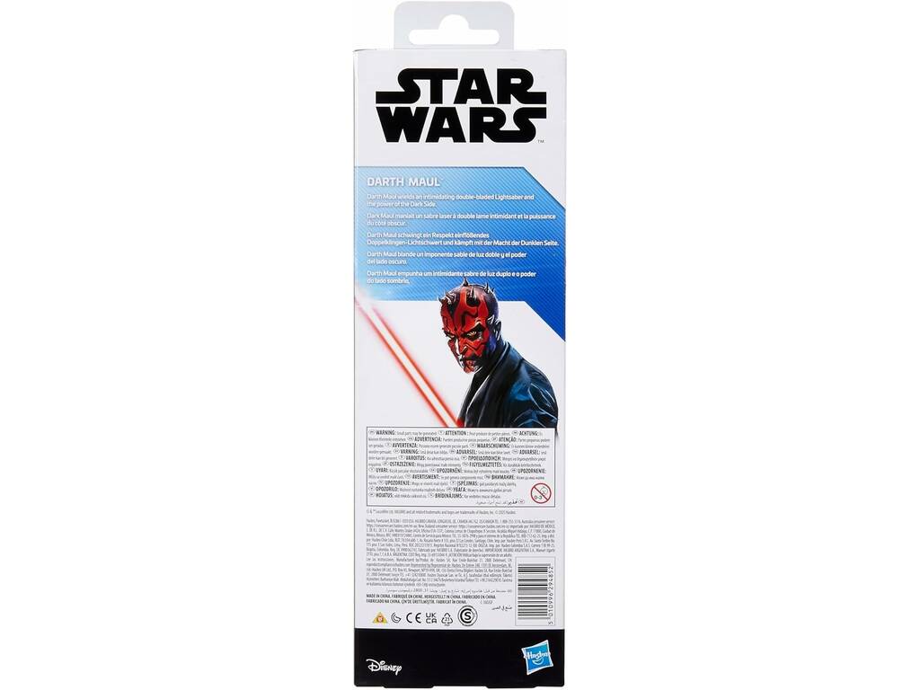 Figurine Star Wars Darth Maul de 29 cm avec sabre laser