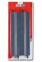 Scalextric Classic 1:32 Pack 4 Pistas Rectas de 1 Carril de 360 mm