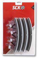 Scalextric Classic 1:32 Set 4 Leitplanken und 4 Kurvenkanten R1