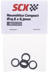 Scalextric Compact 1:43 Pack 4 Pneumatici di ricambio