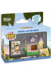 Funko Pop Bitty Towns Disney Pixar Up Figurine Russell avec maison