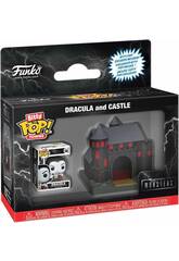 Funko Pop Bitty Towns Universal Monsters Figura Dracula con Castillo