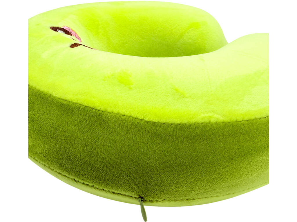 Oreiller de voyage pour la nuque Pomme verte 27 x 27 cm
