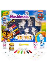 Crayola Washimals Paw Patrol Conjunto 4 Mascotes com Autocolantes