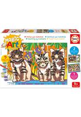 Magic Art Number Set Peinture par numéros Chats et chiens