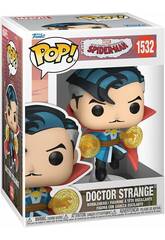 Funko Pop Marvel Your Friend and Neighbour Spiderman Swing Head Doctor Strange Figure