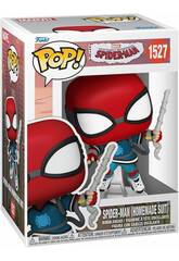 Funko Pop Marvel Tu Amigo y Vecino Spiderman Figura Spiderman Homemade Suit con Cabeza Oscilante