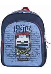 Minecraft Hostile Behaviour Mochila Adaptvel a Carrinho 40x31x15 Cm