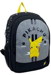 Pokemon Pikachu Sac  dos adaptable au chariot 40x31x15 Cm