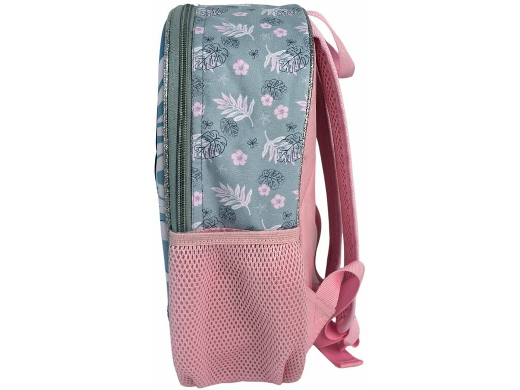 Disney Stitch Mochila Pré-escolar 3D de 30x26x8 cm