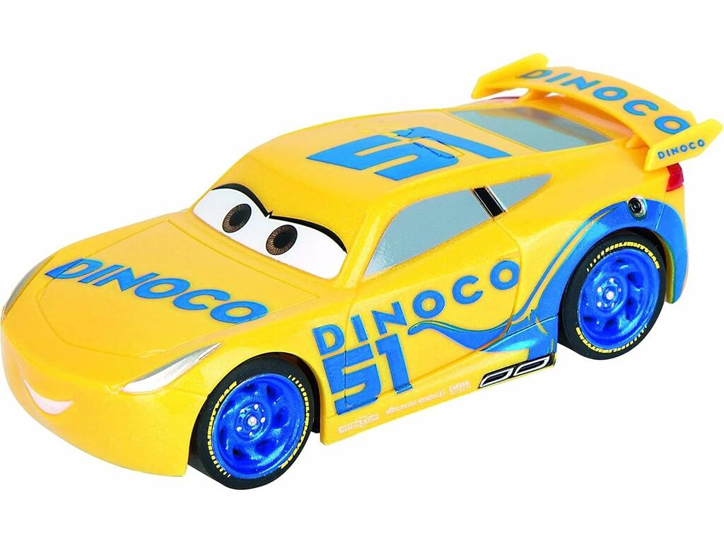 Cars Carrera Circuit Speed Arena avec Lightning McQueen et Cruz Ramirez