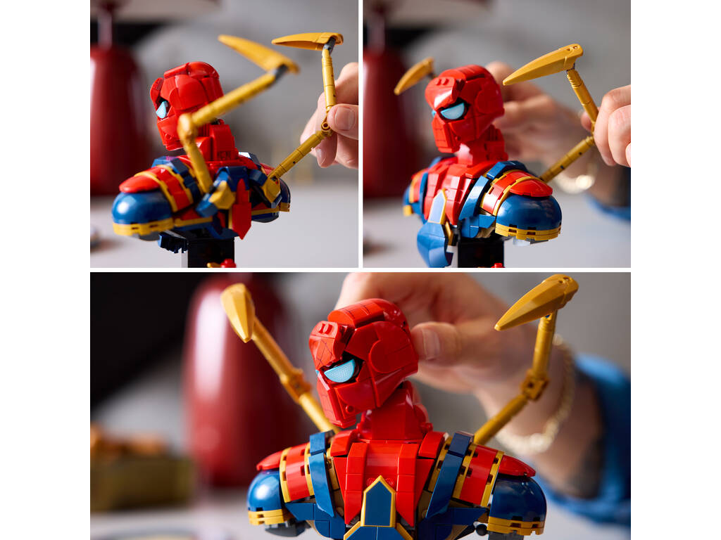 Lego Marvel Busto de Iron Spiderman