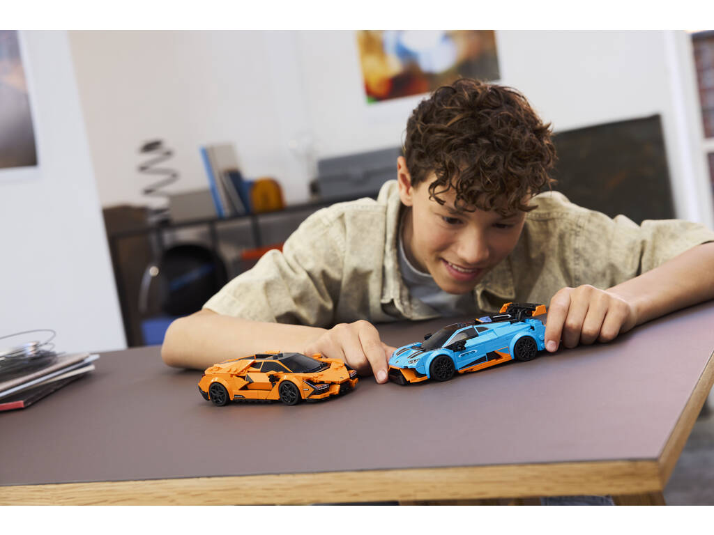 Lego Speed Champions Lamborghini Revuelto y Huracán STO