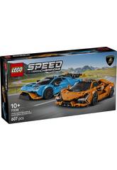 Lego Speed Champions Lamborghini Revuelto et Huracán STO