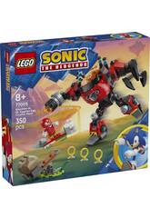 Lego Sonic Knuckles vs Meca Egg Crusher do Dr. Eggman
