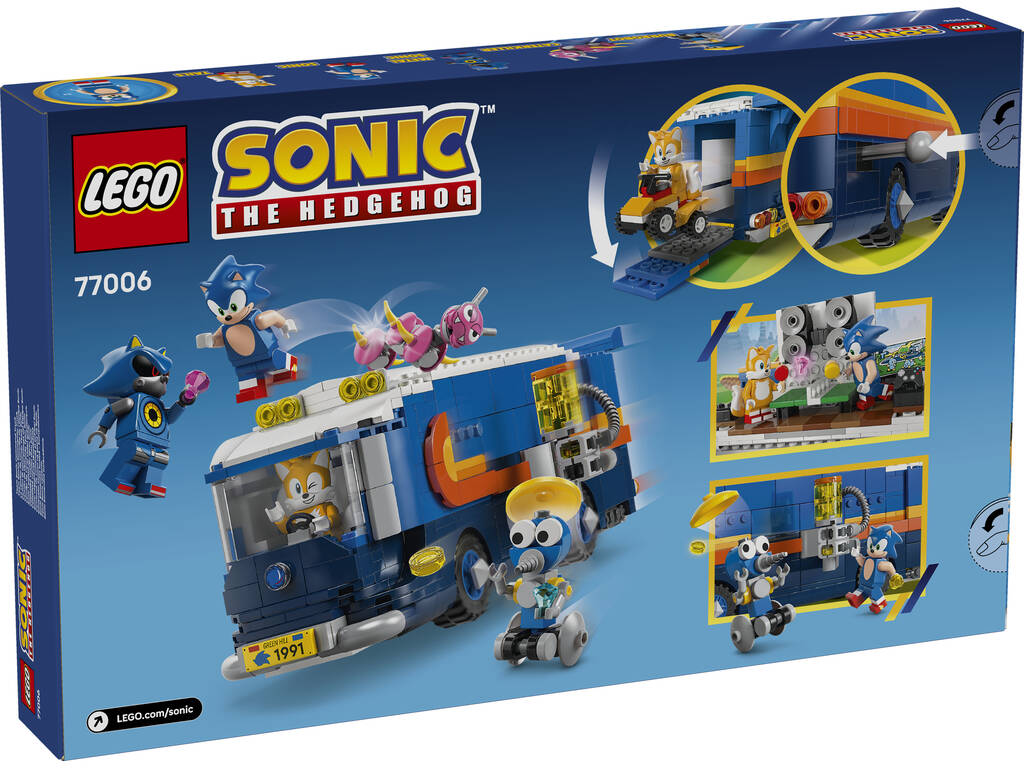 Lego Sonic Camion d'intervention de l'équipe Sonic