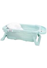 Baignoire pliante bleue avec hamac