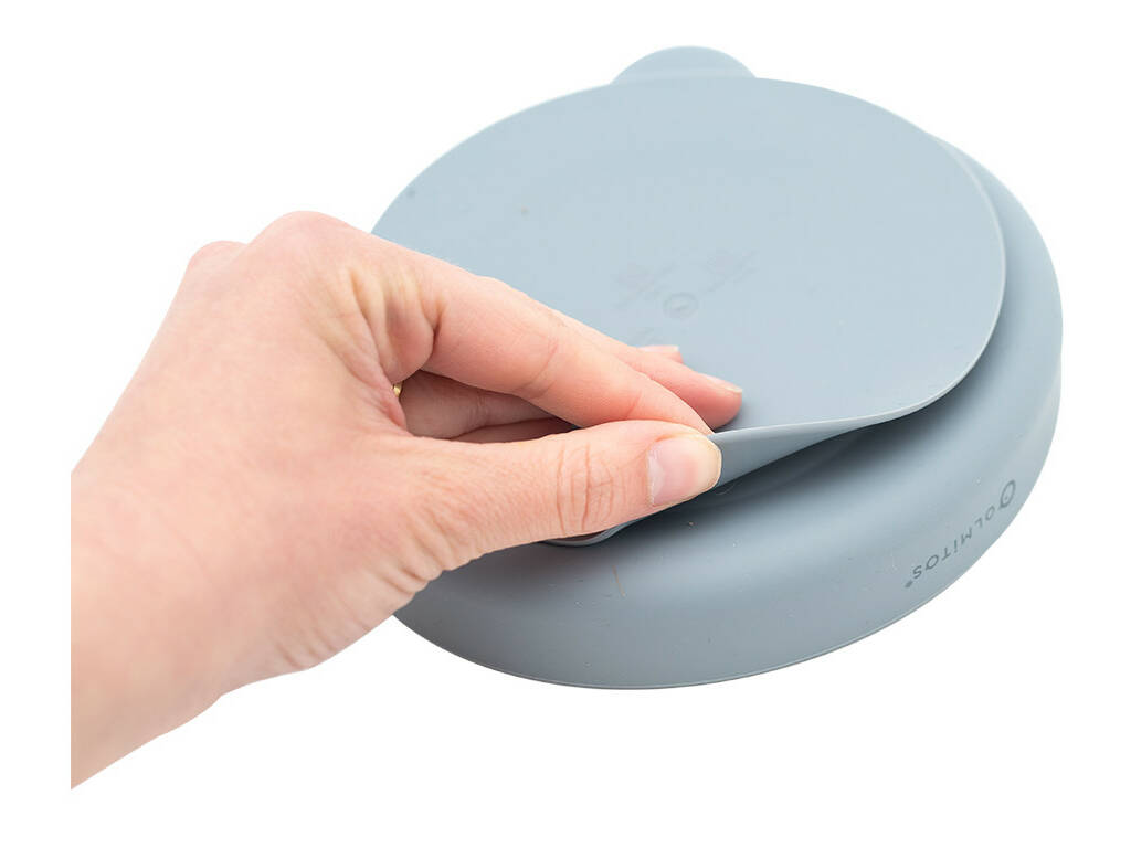 Vajilla 7 pièces en silicone bleu