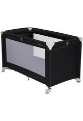 Lit de voyage basique noir 79 x 66 x 126 cm