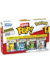Funko Bitty Pop Pokmon Pack 4 con Pikachu