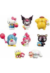 Hello Kitty And Friends Rainbow Vibes Série 4 Pack 8 Figuras de 5 cm com Acessórios