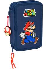 Boîte à crayons double 29 pièces Super Mario Trick
