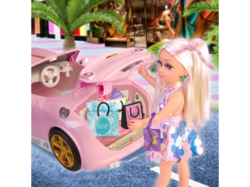 Nancy Poupée Une journée shopping avec voiture et accessoires