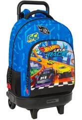 Grand sac  dos  roulettes Compact amovible Hot Wheels Let's Race