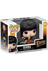Funko Pop Icons Elvira Mistress Of The Dark Elvira with Pumpkins Figure