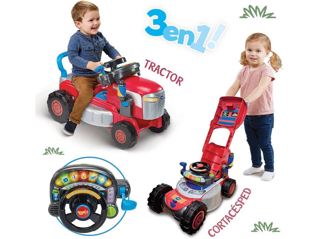 Tracteur et tondeuse 3 en 1