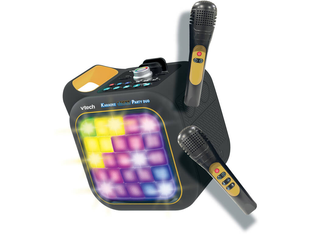 Karaoké Light Party Duo Golden Edition avec 2 microphones