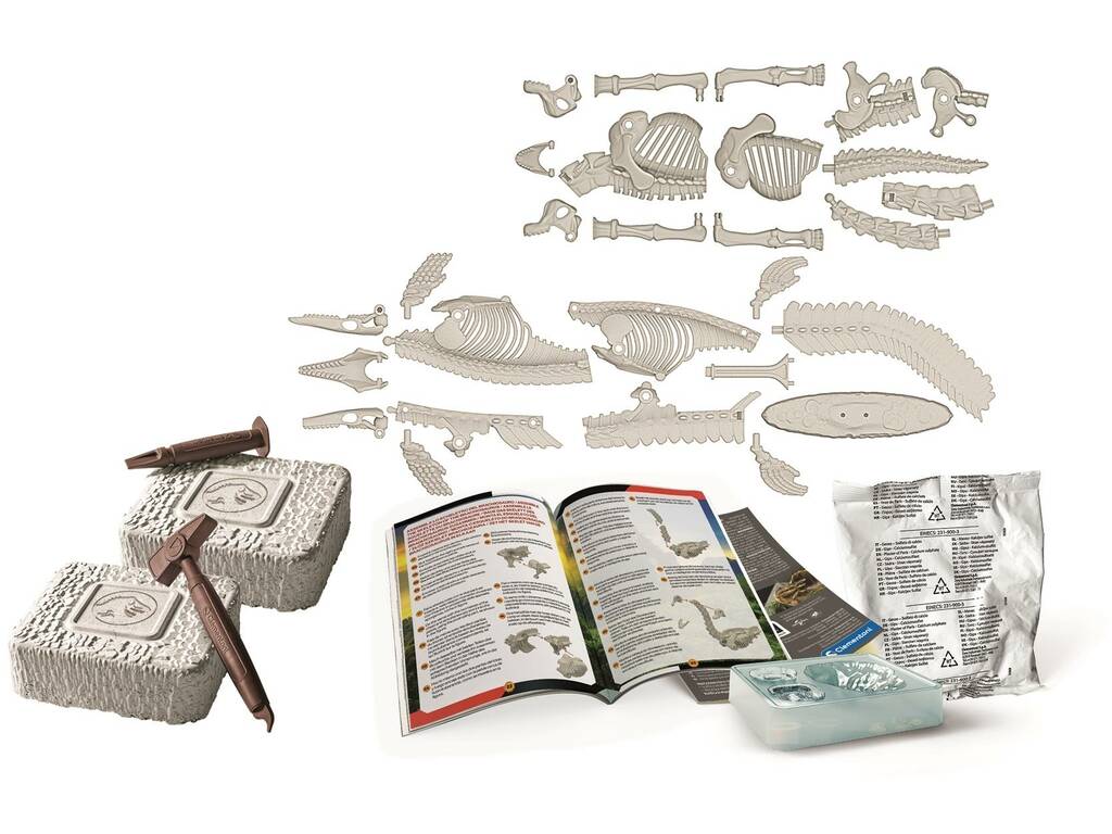 Jurassic World Rebirth Ensemble d’excavation de dinosaures colossaux