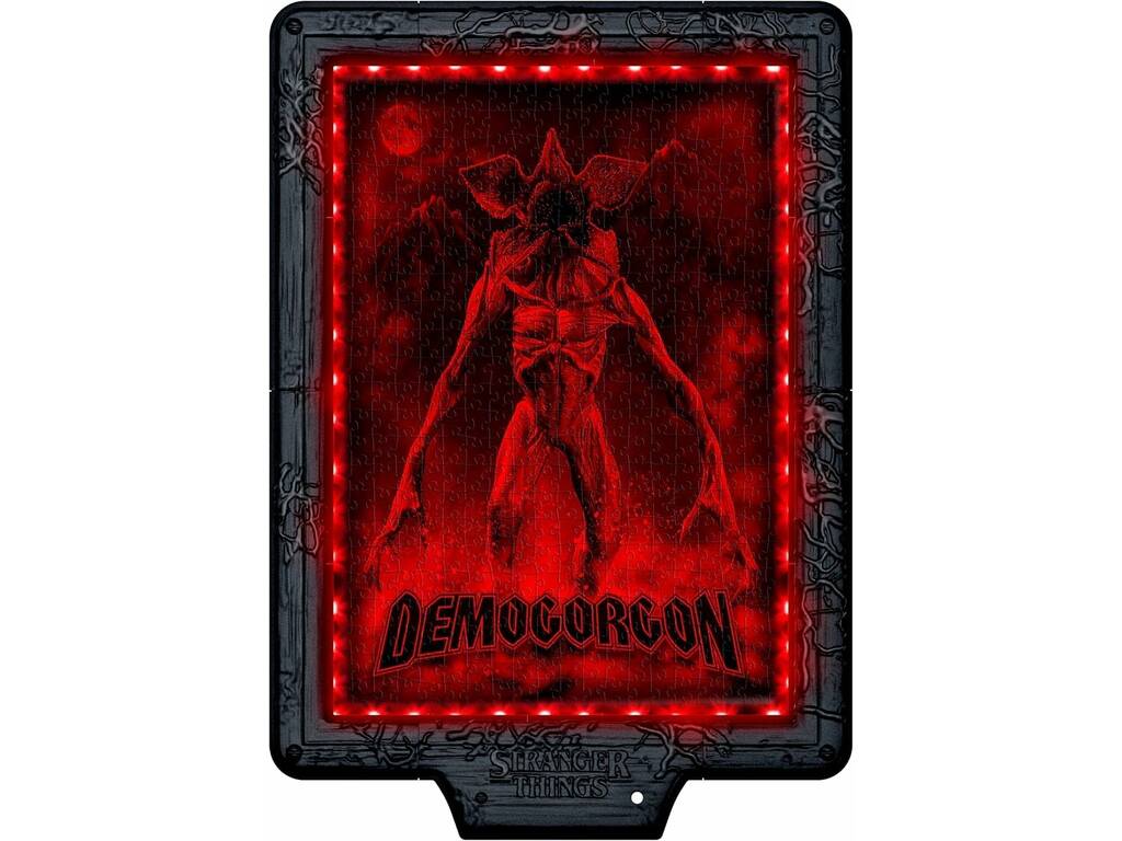 Stranger Things Puzzle Metamórfico Demogorgon’s Hunt de 520 Piezas con Luz LED